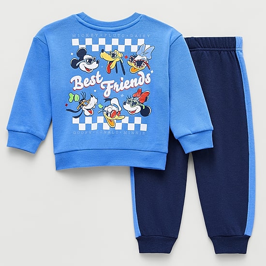 Baby Boys Mickey Mouse Knit 2-pc. Pant Set