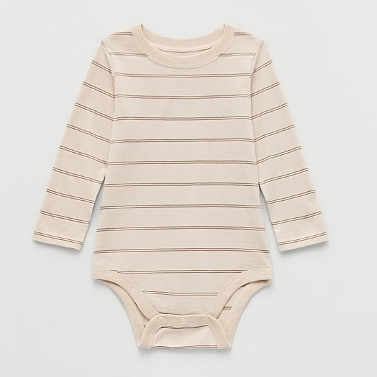 Okie Dokie Baby Boys Crew Neck Long Sleeve Bodysuit