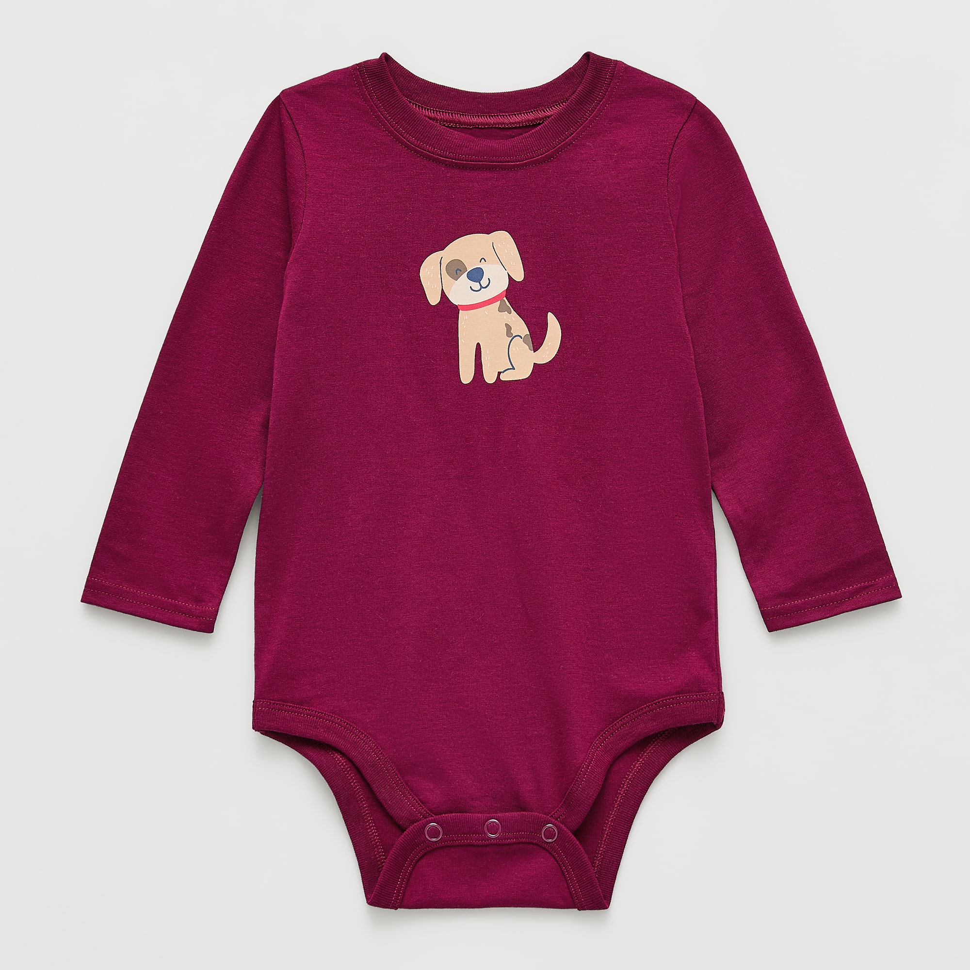 Okie Dokie Baby Boys Crew Neck Long Sleeve Bodysuit