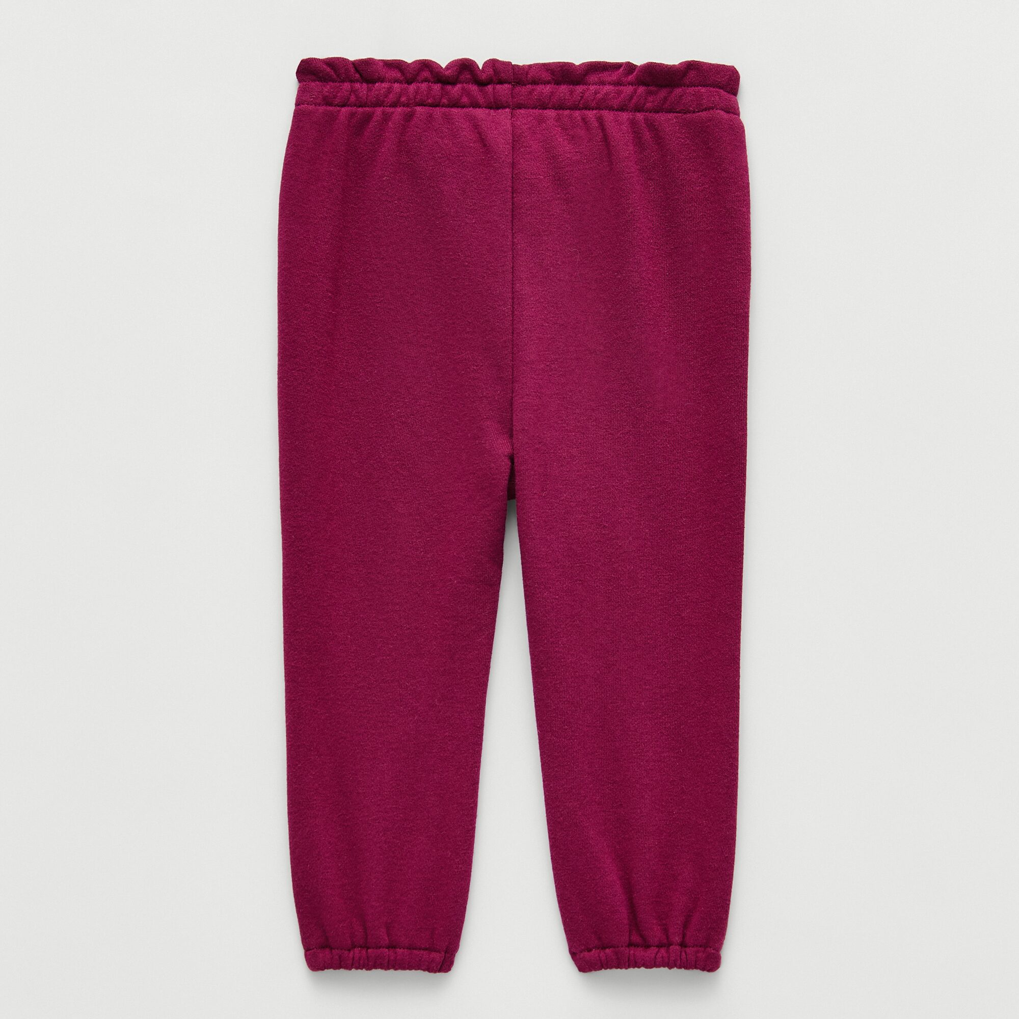 Okie Dokie Baby Girls Cinched Regular Fit French Terry Pull-On Pant