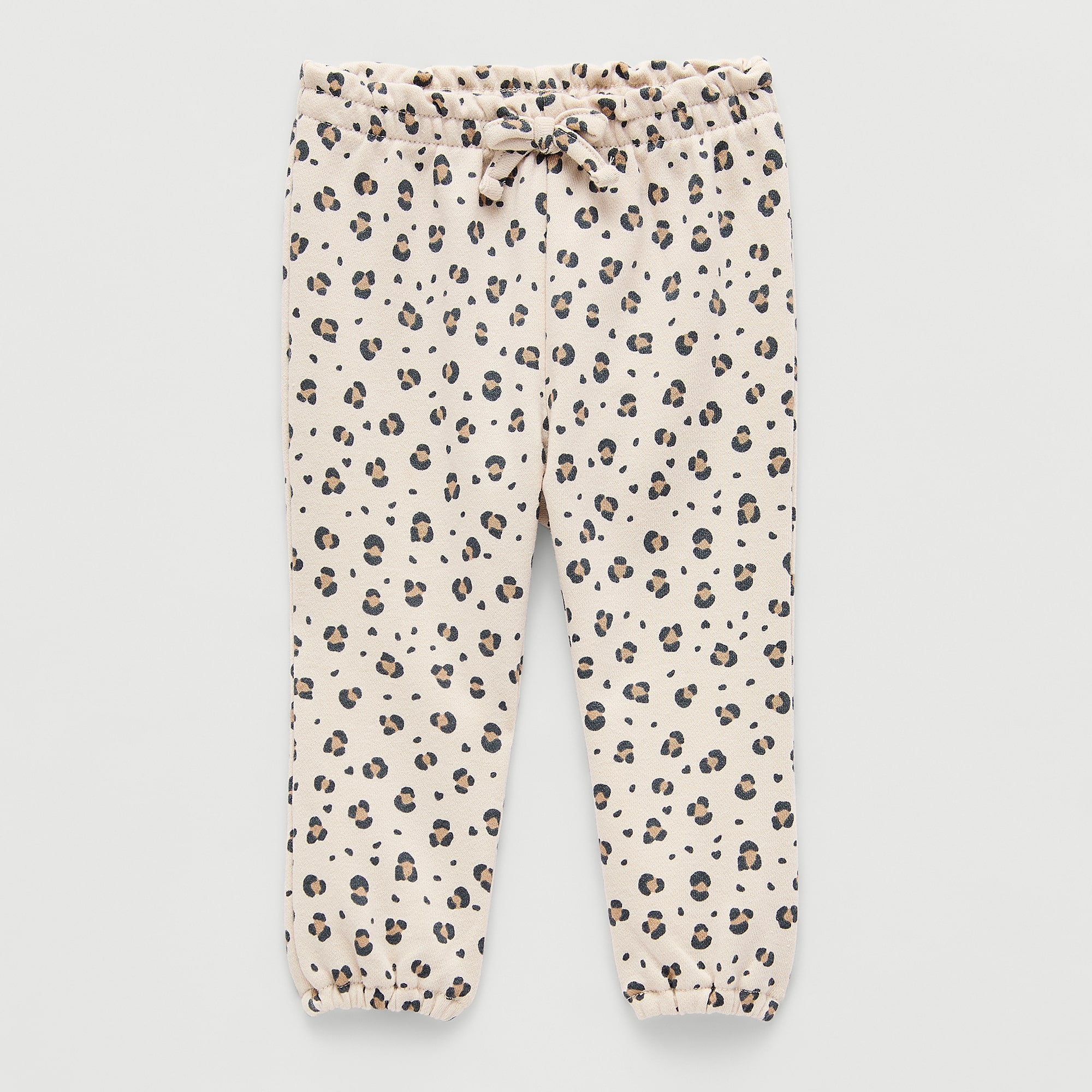 Okie Dokie Baby Girls Cinched Regular Fit French Terry Pull-On Pant