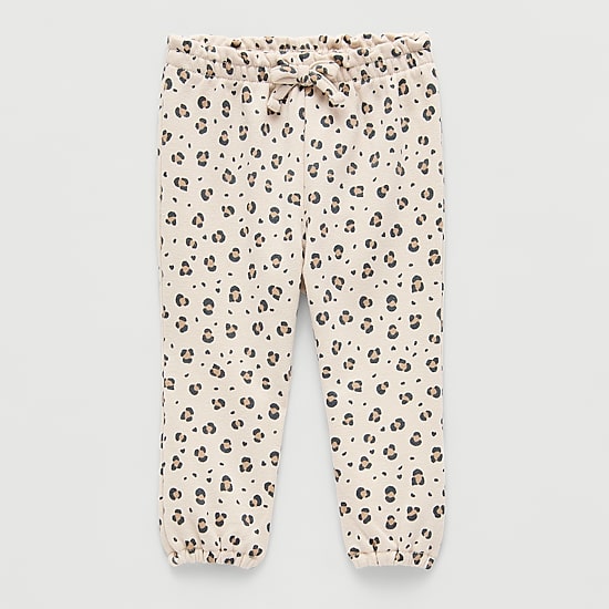 Okie Dokie Baby Girls Cinched Regular Fit French Terry Pull-On Pant