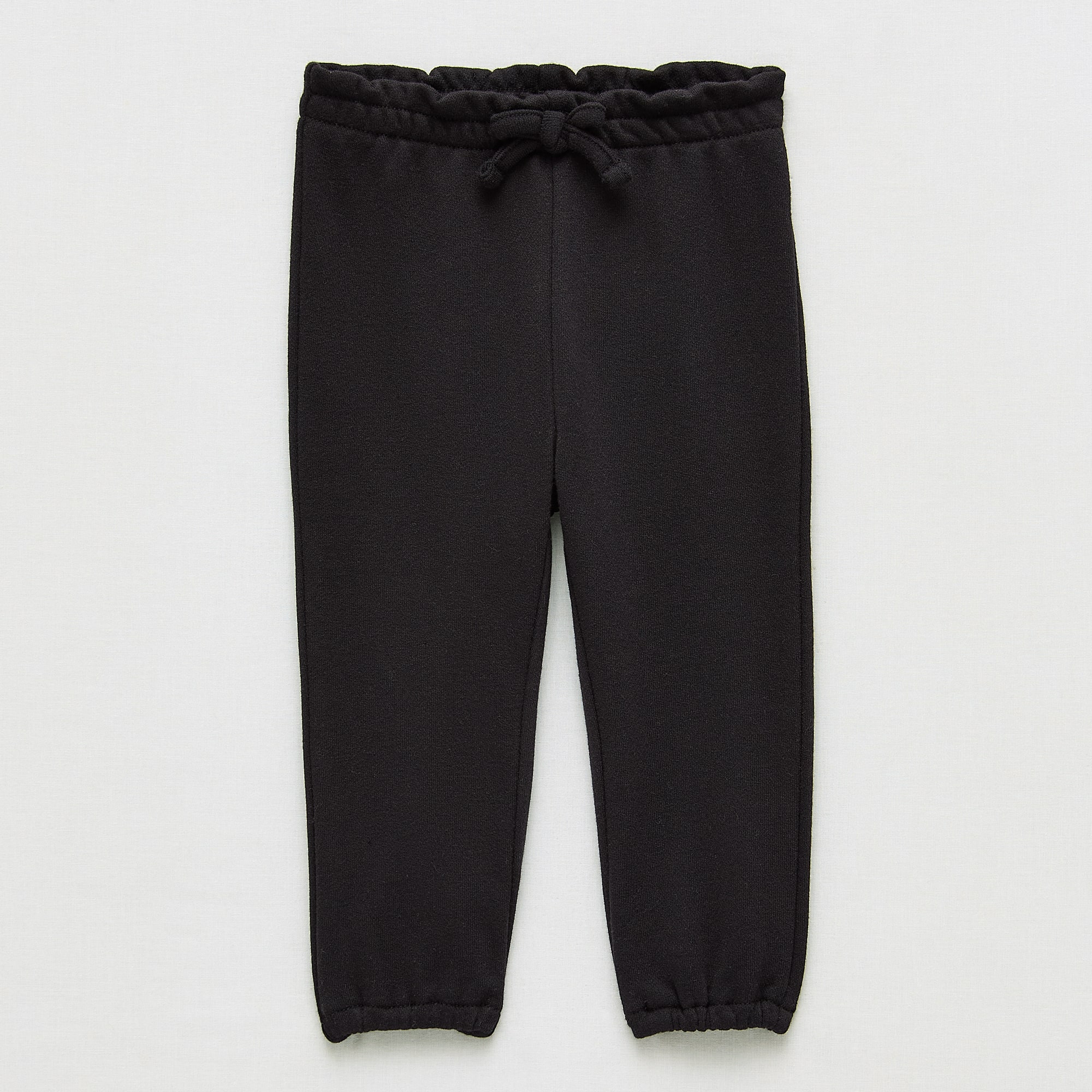 Okie Dokie Baby Girls Cinched Regular Fit French Terry Pull-On Pant