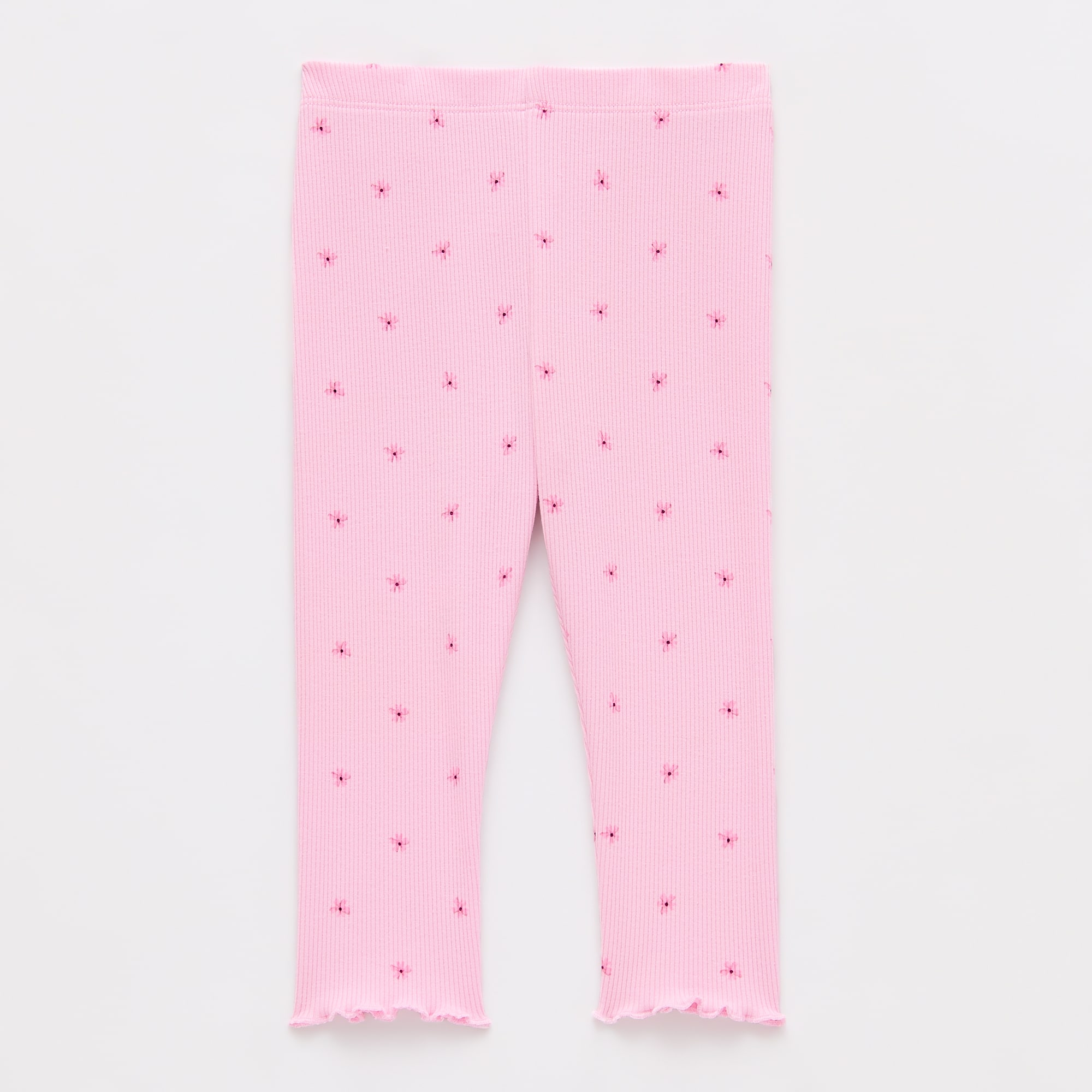 Okie Dokie Baby Girls Mid Rise Full Length Leggings