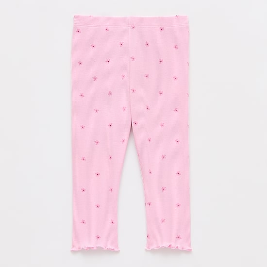 Okie Dokie Baby Girls Straight Full Length Leggings