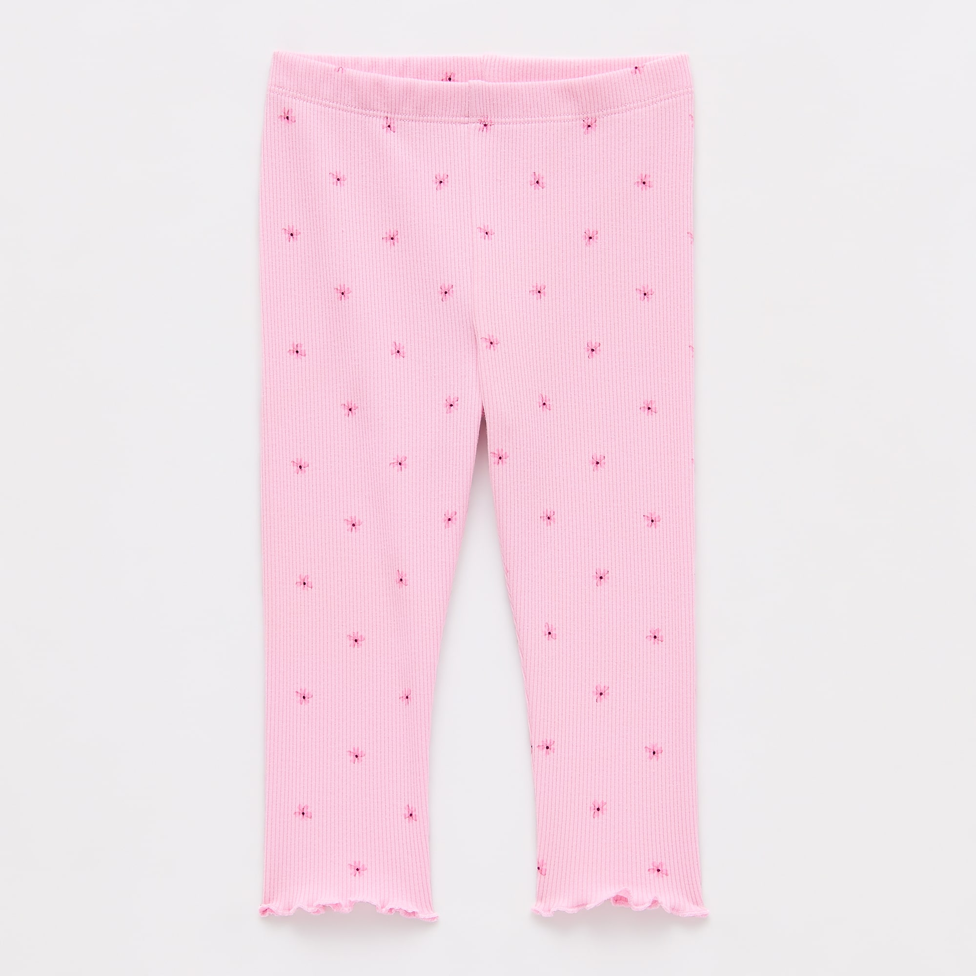 Okie Dokie Baby Girls Mid Rise Full Length Leggings