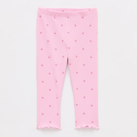 Okie Dokie Baby Girls Straight Full Length Leggings