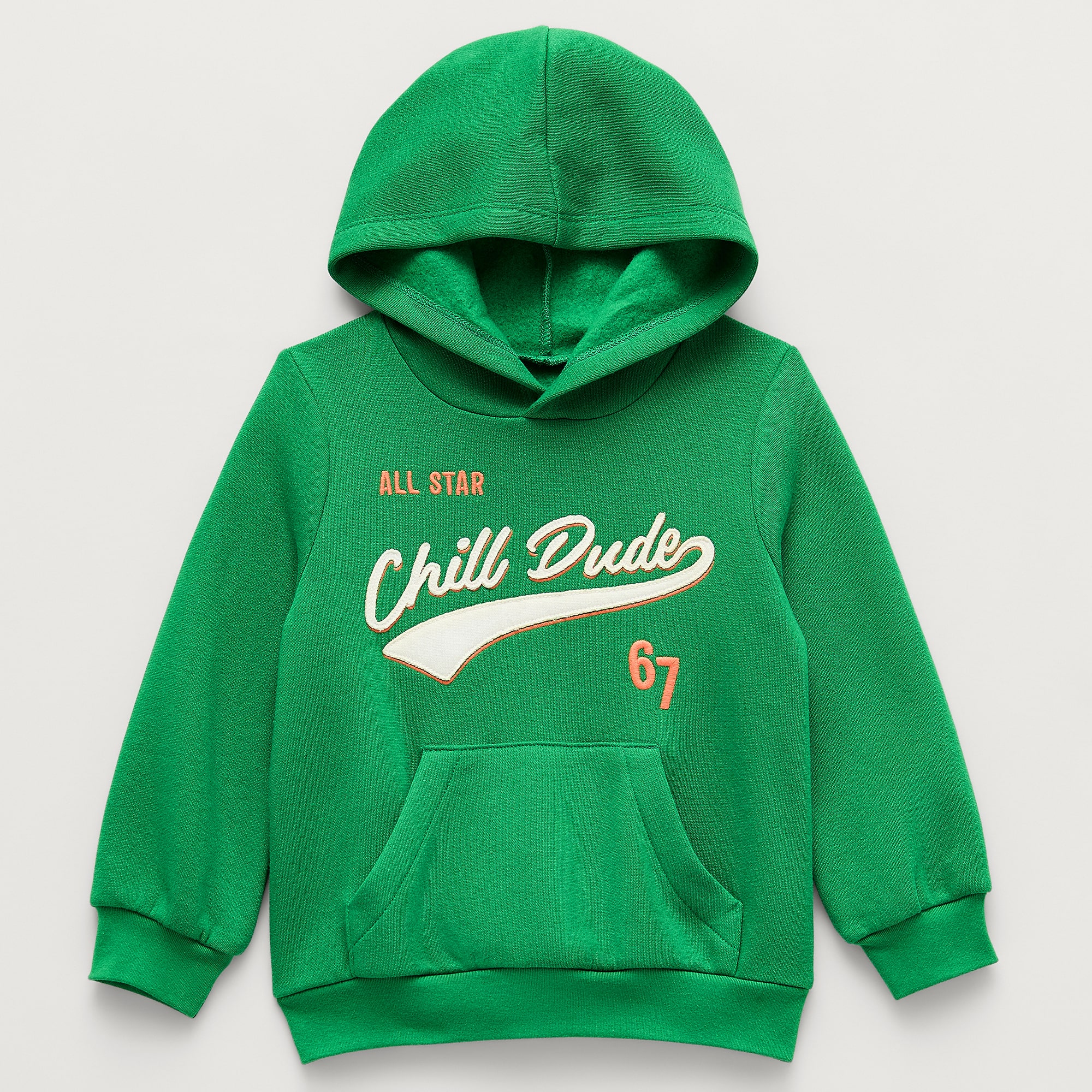 Okie Dokie Toddler & Little Boys Long Sleeve Fleece Hoodie