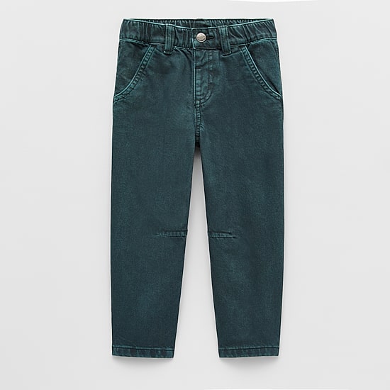 Okie Dokie Toddler & Little Boys Adjustable Waist Barrel Leg Jean