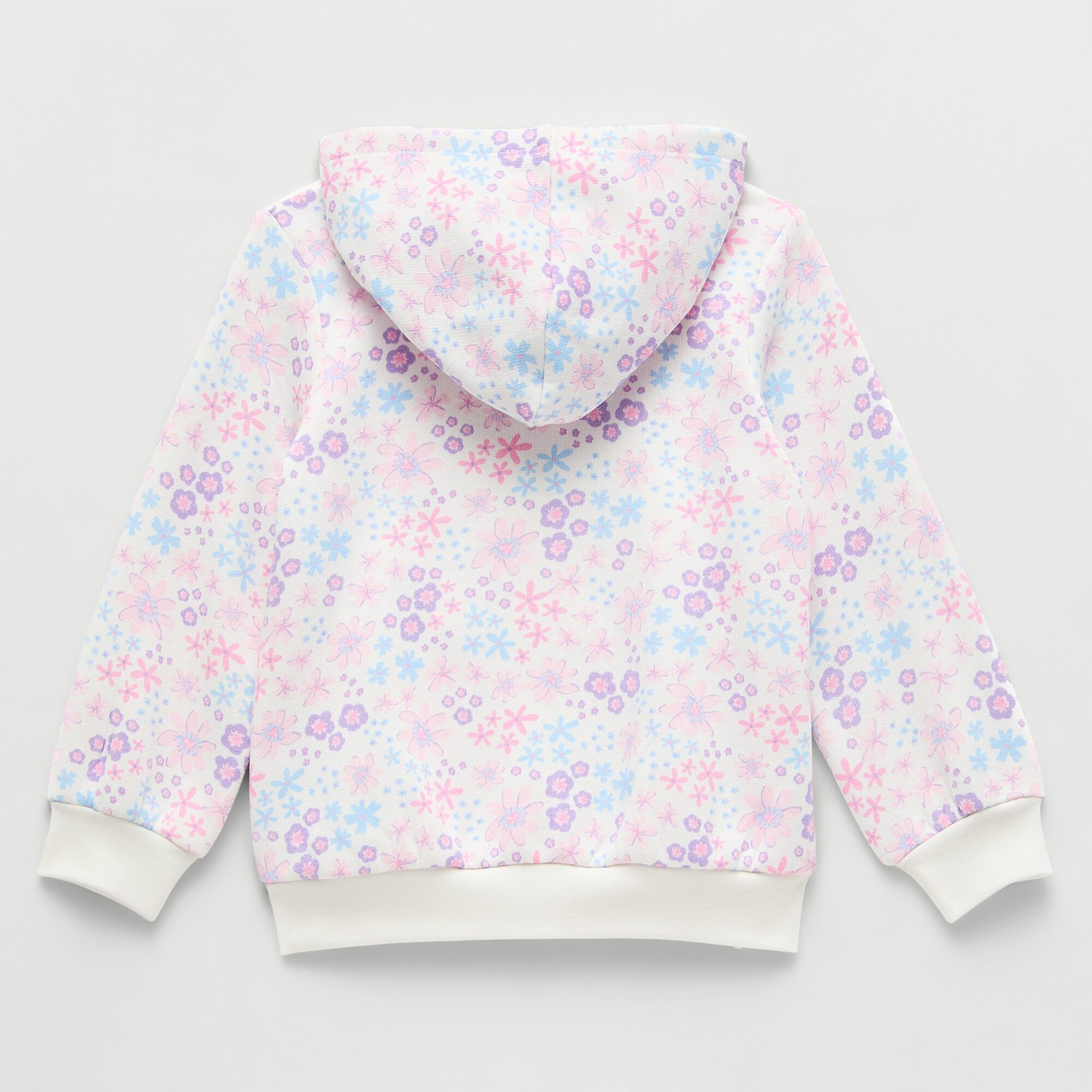 Okie Dokie Toddler & Little Girls Long Sleeve Fleece Zipper Hoodie