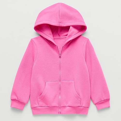 Okie Dokie Babies' Toddler & Little Girls Fleece Jacket In Pink