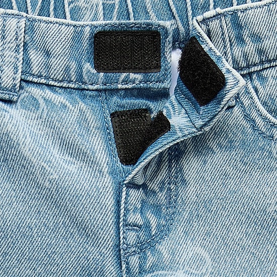 Okie Dokie Toddler Girls Adaptive Wide Leg Jean