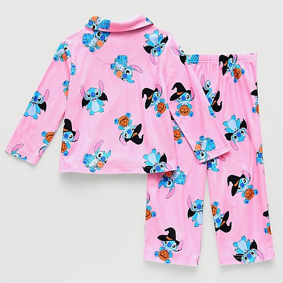 Disney Collection Toddler Girls Lilo & Stitch Long Sleeve 2-pc. Pajama Set