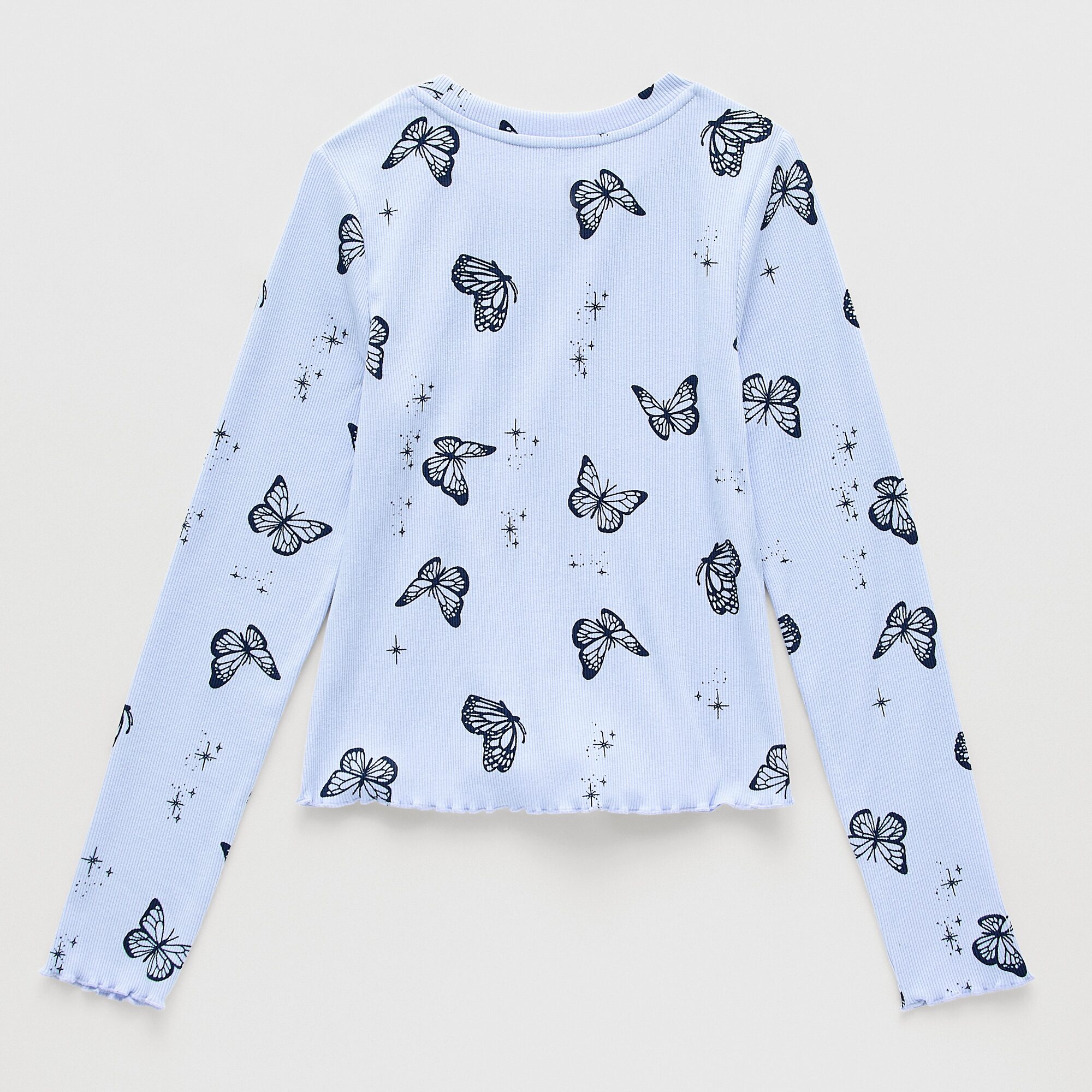 Thereabouts Little & Big Kid Girls Crew Neck Long Sleeve T-Shirt