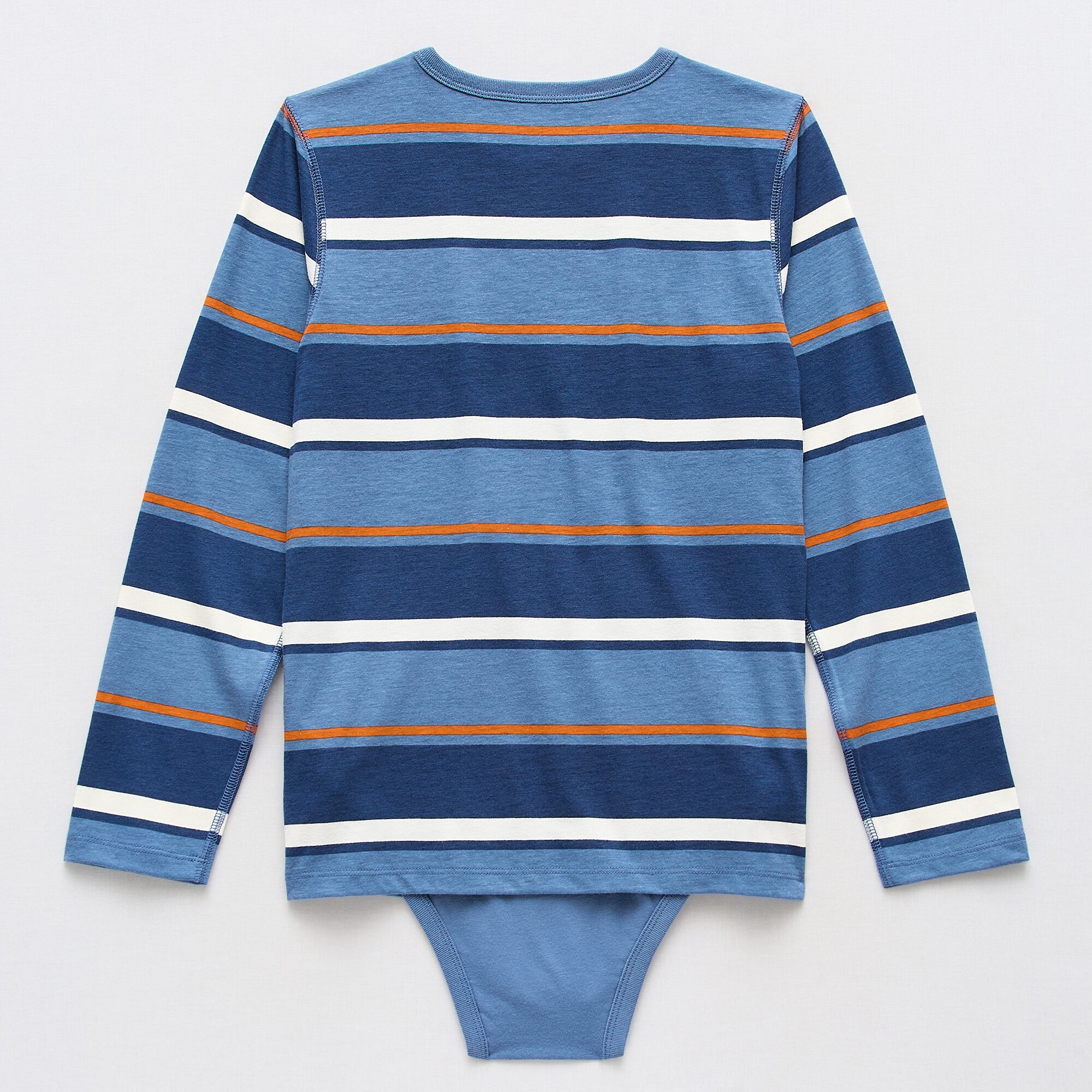 Thereabouts Little & Big Kid Boys Bodysuit Closure Easy-on + Easy-off Adaptive Crew Neck Long Sleeve