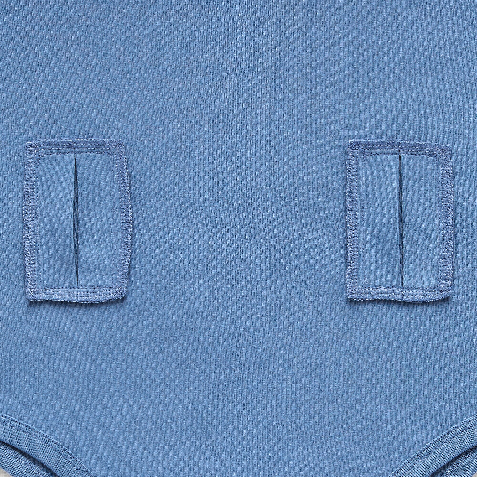 Thereabouts Little & Big Kid Boys Bodysuit Closure Easy-on + Easy-off Adaptive Crew Neck Long Sleeve