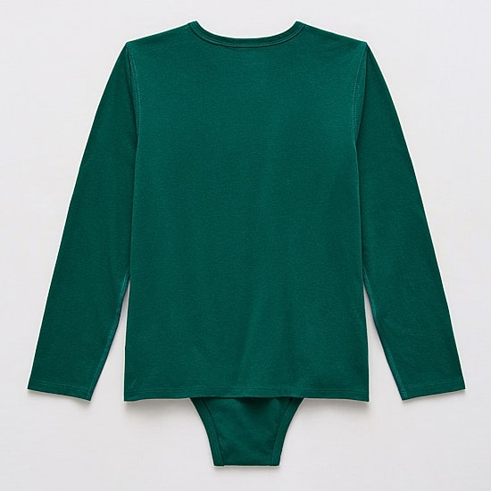 Thereabouts Little & Big Kid Boys Bodysuit Closure Easy-on + Easy-off Adaptive Crew Neck Long Sleeve Bodysuit