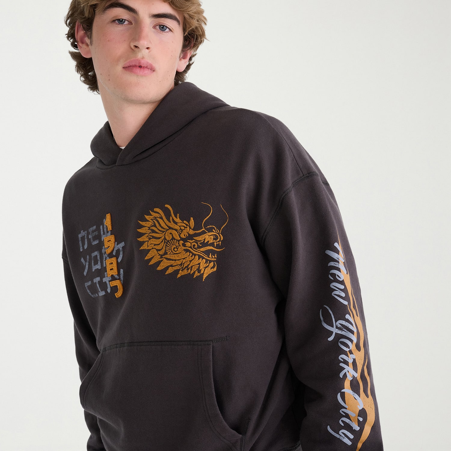 AEROPOSTALE Mens Long Sleeve Fleece Hoodie