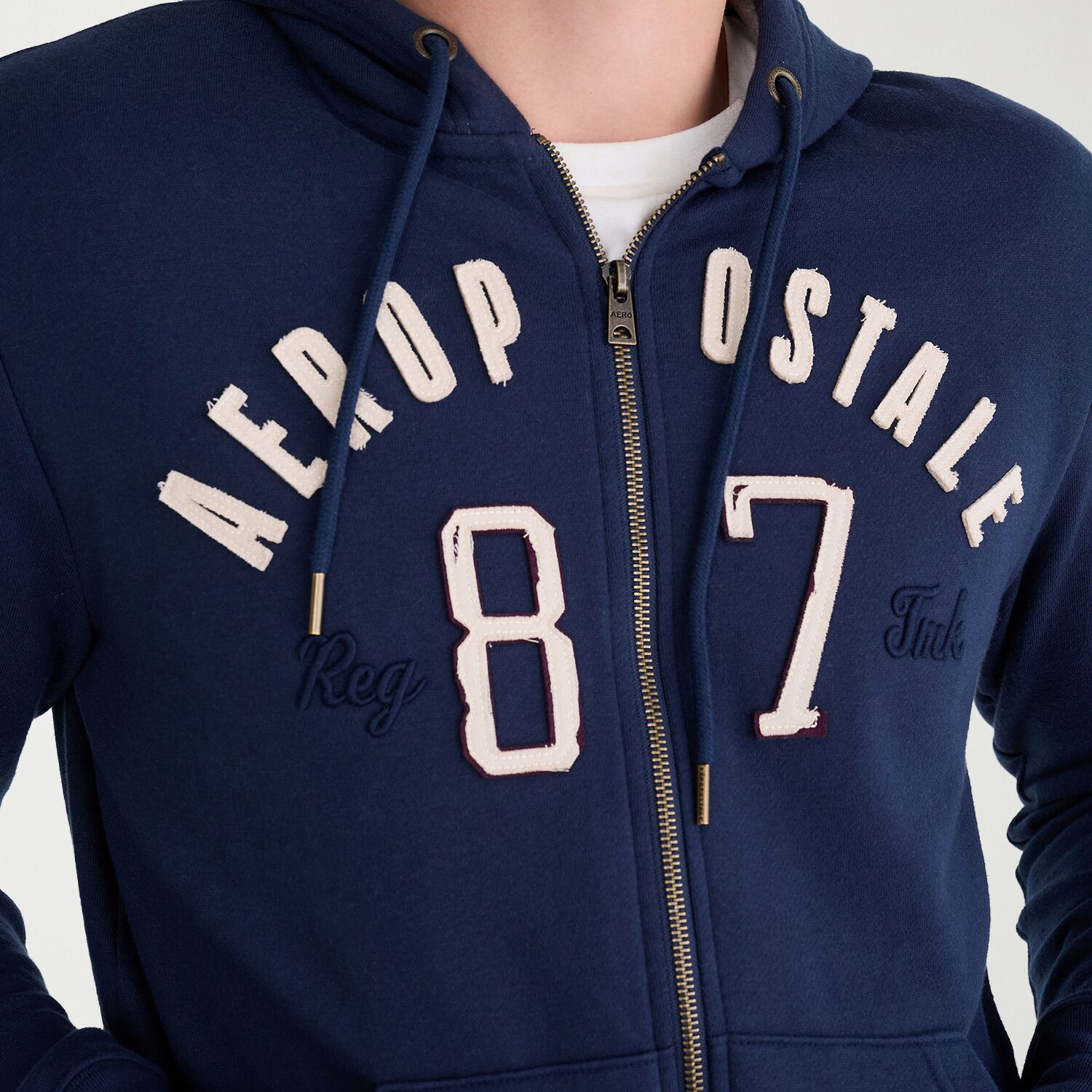 AEROPOSTALE Mens Long Sleeve Zipper Hoodie