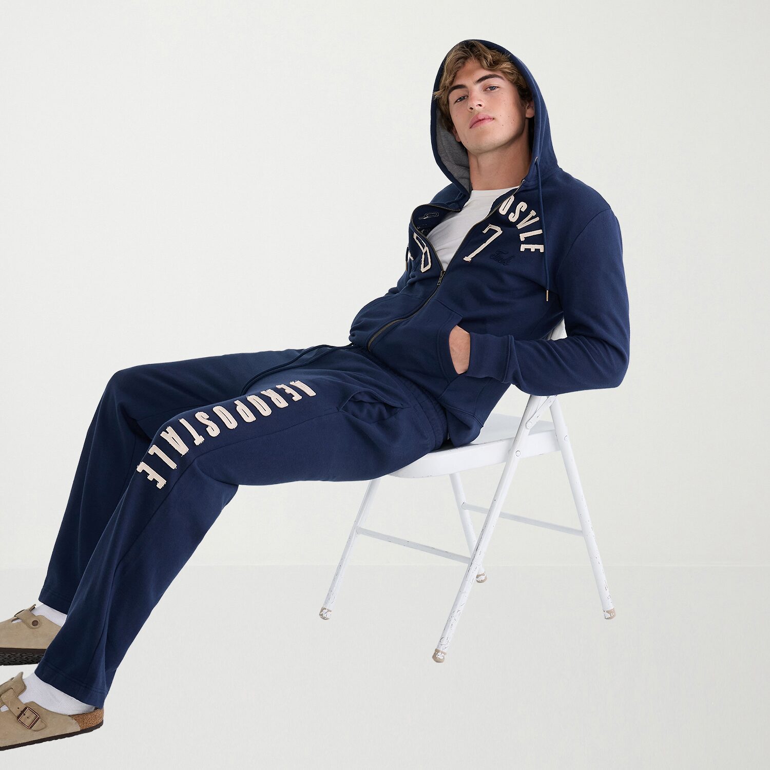 AEROPOSTALE Mens Long Sleeve Zipper Hoodie