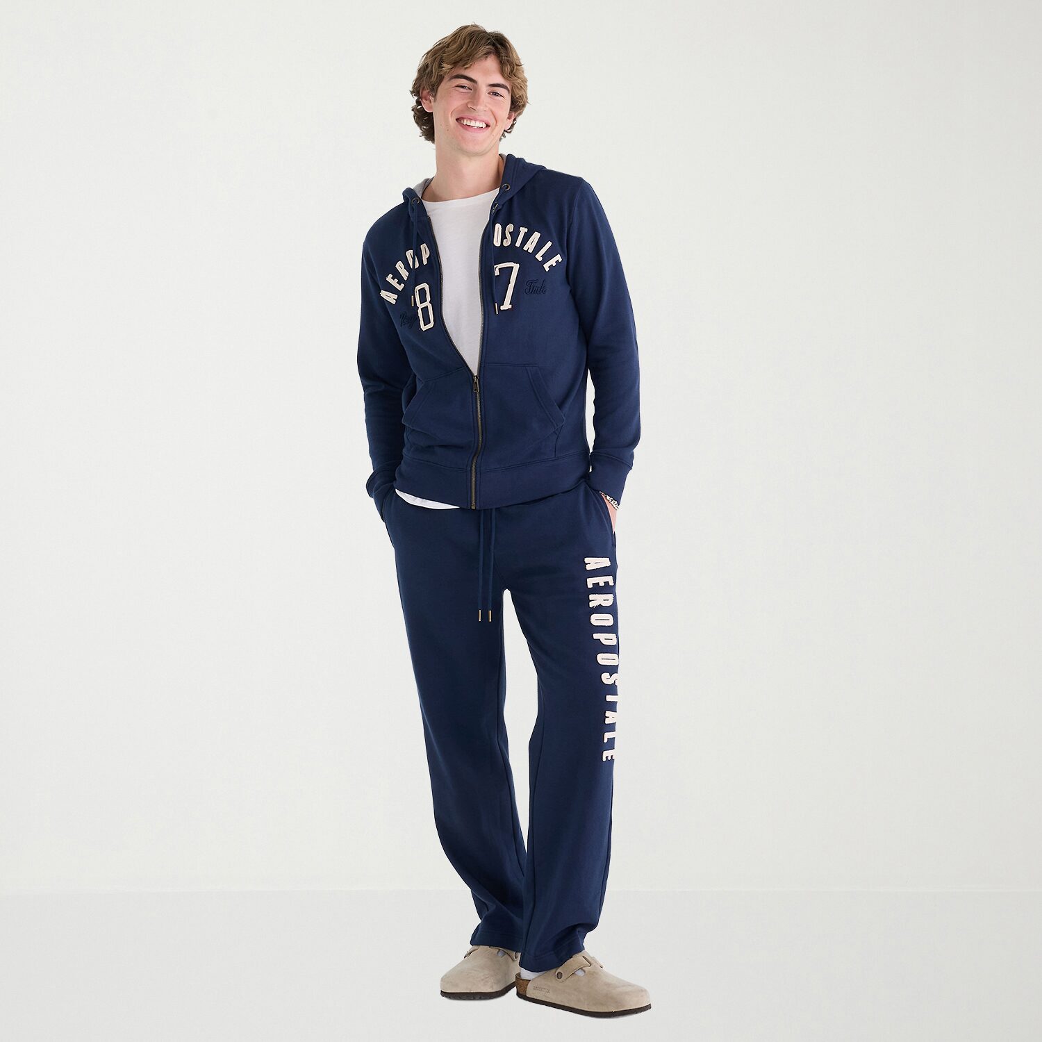 AEROPOSTALE Mens Regular Fit Fleece Sweatpant