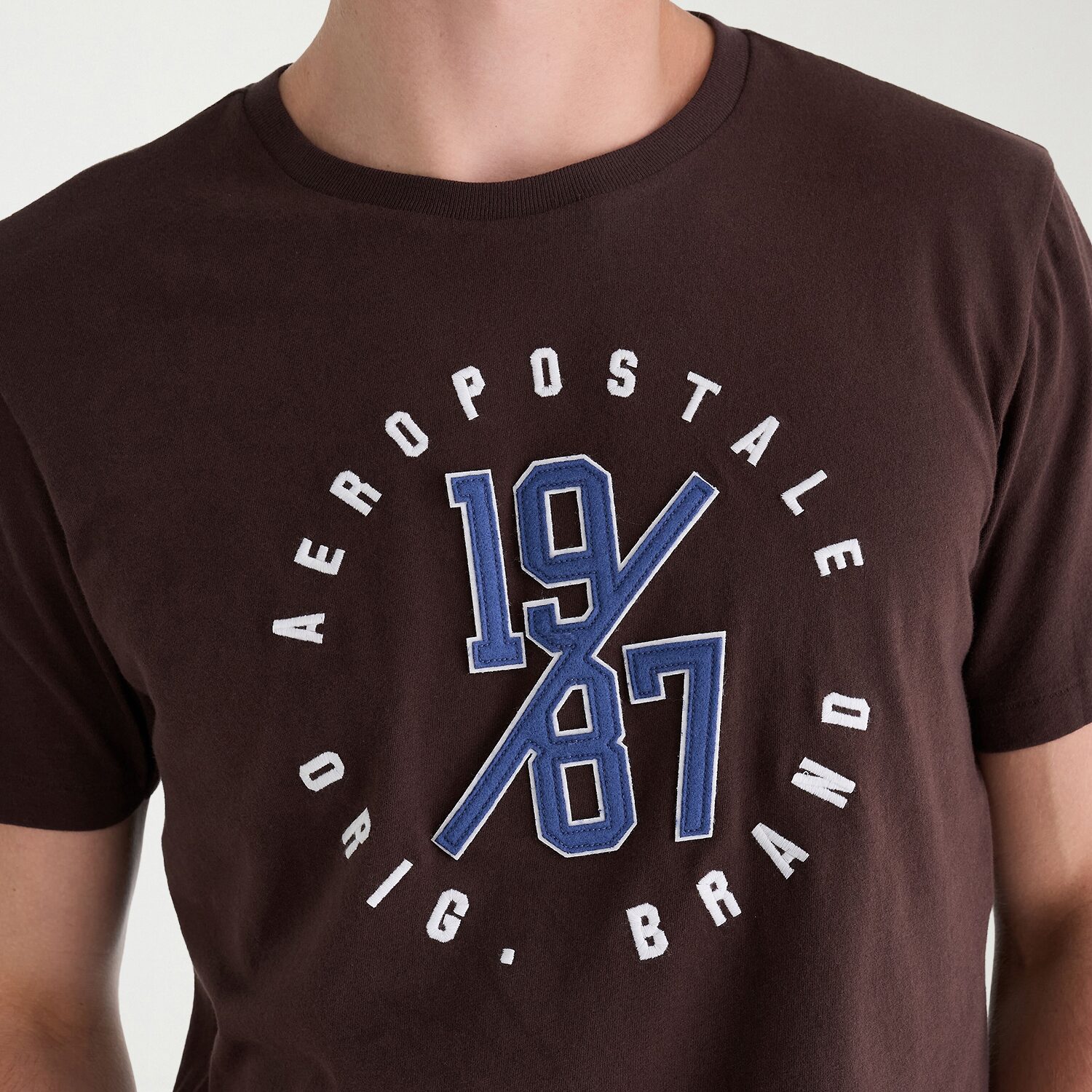 AEROPOSTALE Mens Crew Neck Short Sleeve Regular Fit Graphic T-Shirt