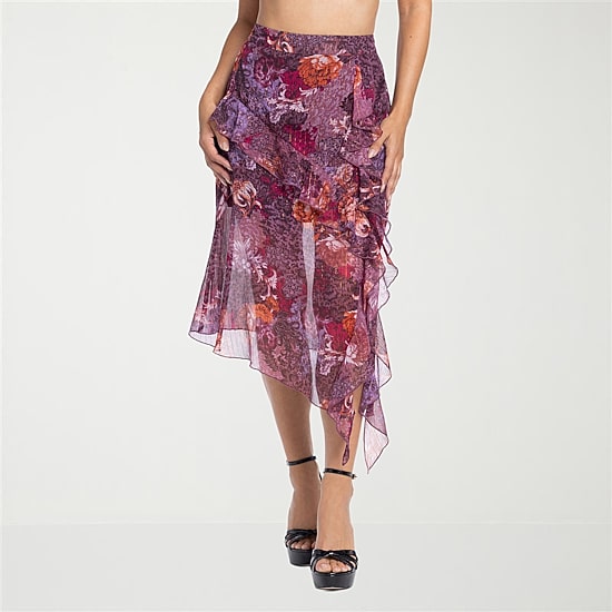 JS Jessica Simpson Womens High Rise Maxi Skirt