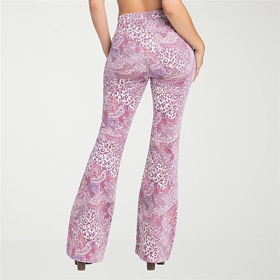JS Jessica Simpson Womens High Rise Flare Corduroy Pant