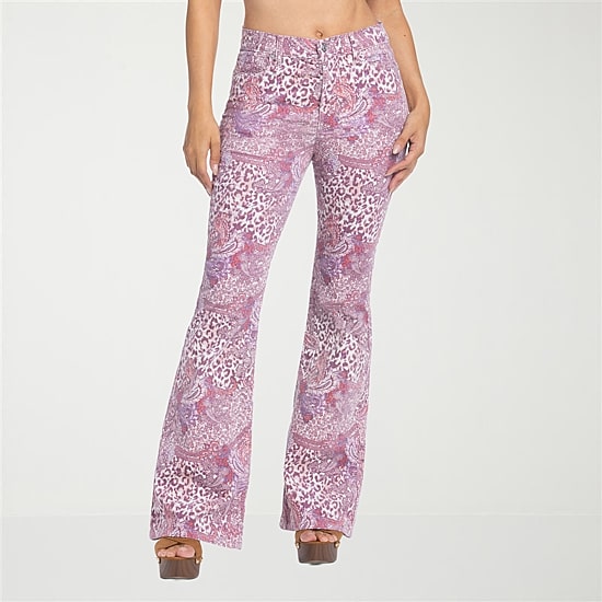 JS Jessica Simpson Womens High Rise Flare Corduroy Pant