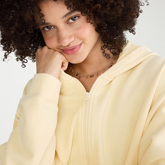 AEROPOSTALE Womens Juniors Long Sleeve Zipper Hoodie