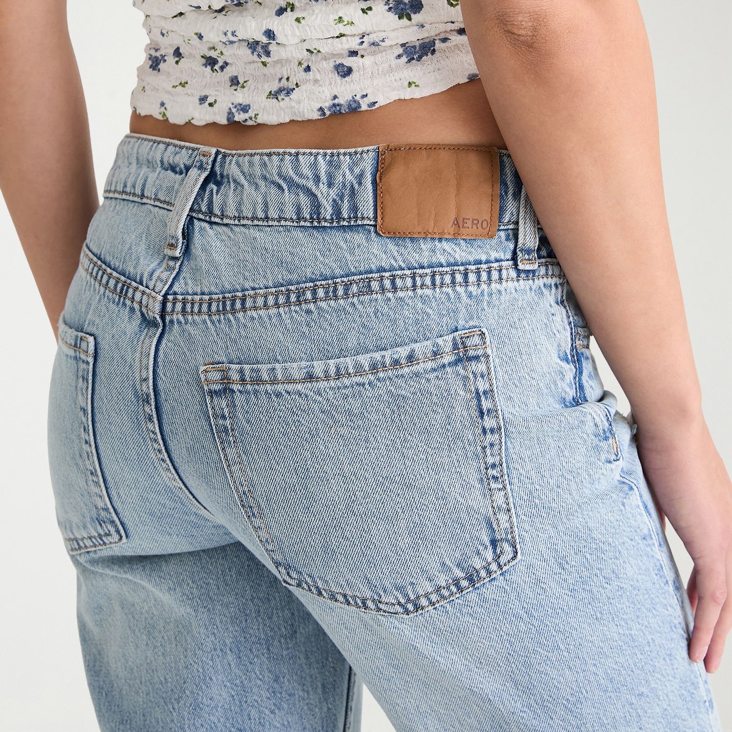 AEROPOSTALE Womens Juniors Baggy Fit Jean