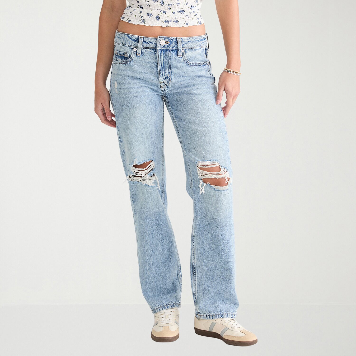 AEROPOSTALE Womens Juniors Baggy Fit Jean