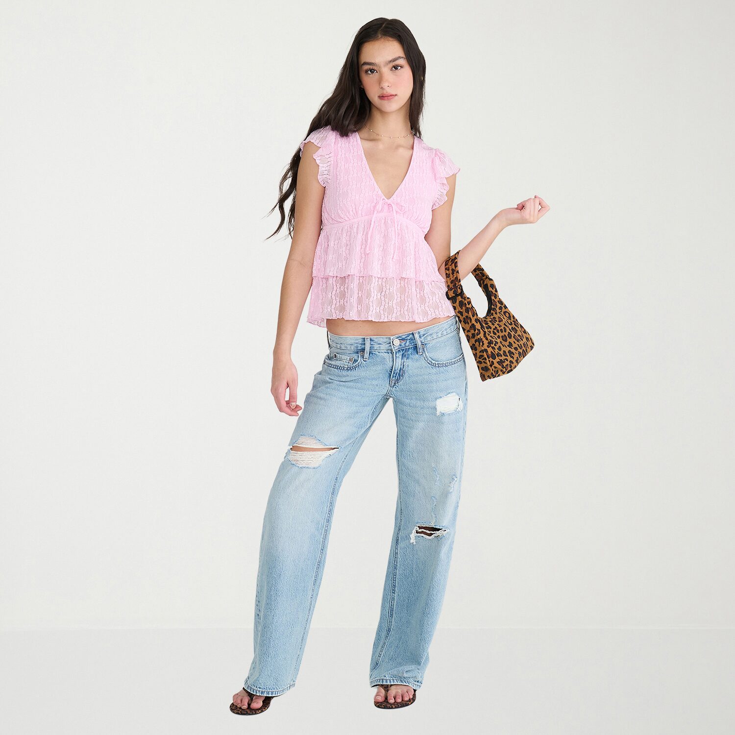 AEROPOSTALE Womens Juniors Wide Leg Jean