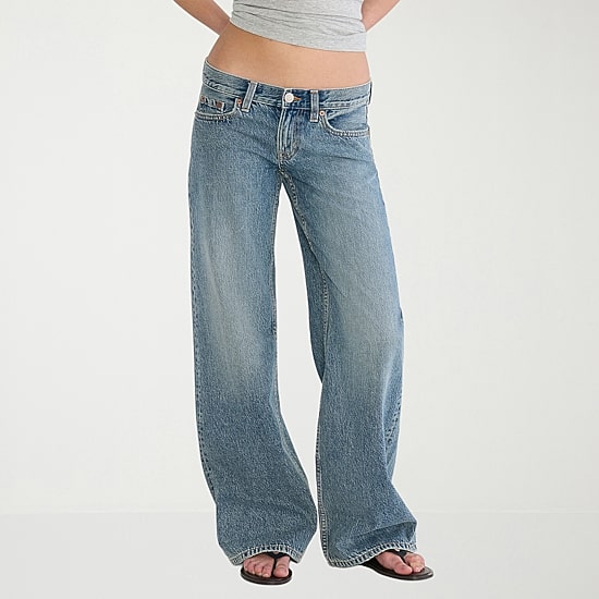 AEROPOSTALE Womens Juniors Low Rise Baggy Fit Jean