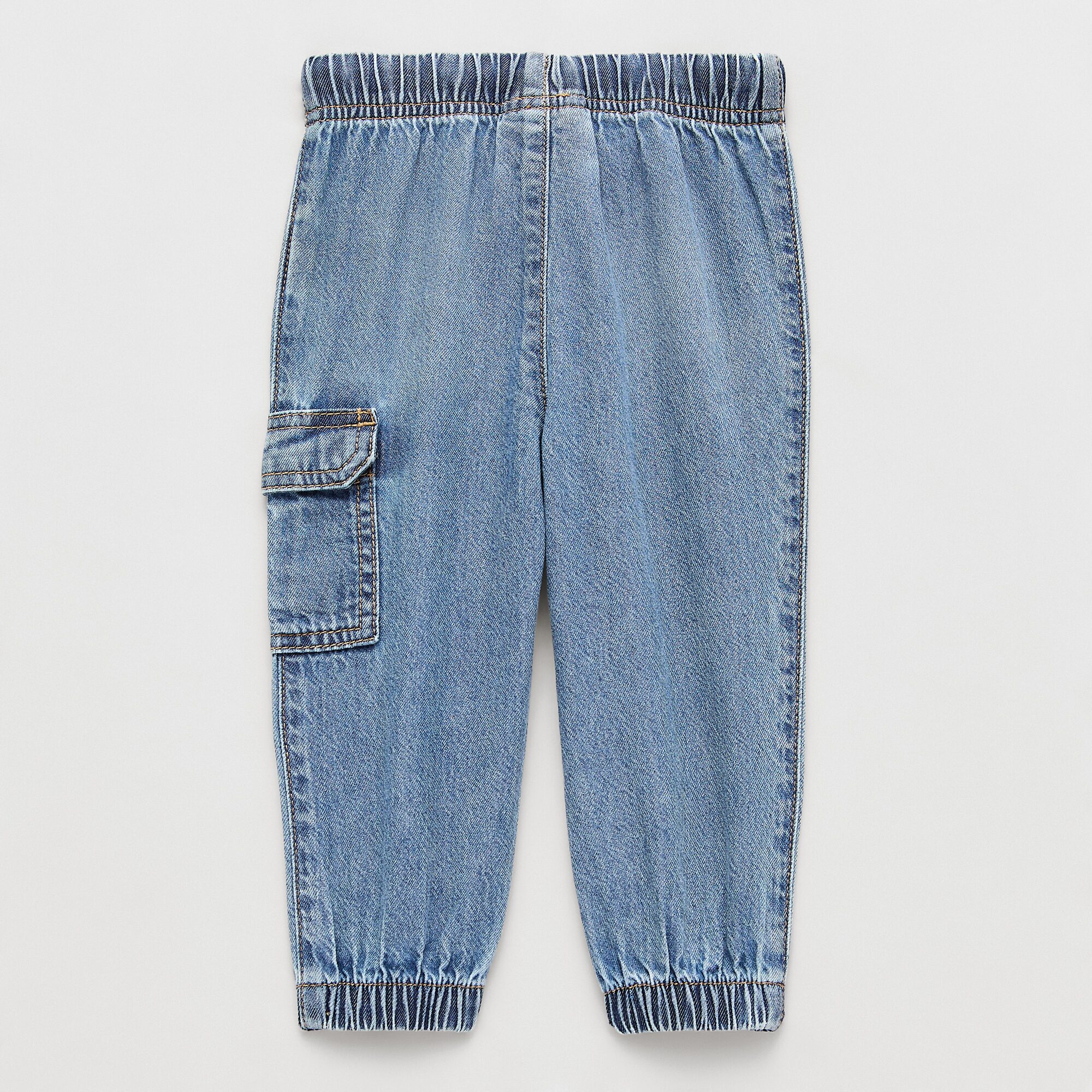 Okie Dokie Baby Boys Adjustable Waist Jogger Denim Jean