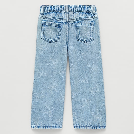 Okie Dokie Toddler Girls Adaptive Wide Leg Jean