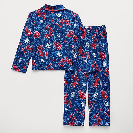 Disney Collection Little & Big Kid Boys Marvel Spiderman Long Sleeve 2 ...