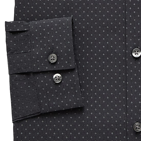 J. Ferrar Ultra Comfort Mens Slim Fit Stretch Fabric Wrinkle Free Long Sleeve Dress Shirt