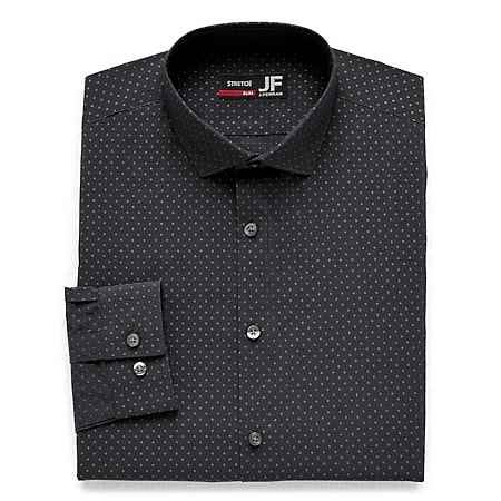 dress shirts at jcpenney Men's Shirts: Slim Fit & Wrinkle Free neat appearance Vintage 1970s Penneys Jcpenney Blue/multi