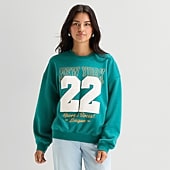 Arizona Womens Juniors Crew Neck Long Sleeve Sweatshirt