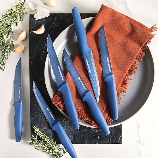 Granitestone Forged Stainless Steel 6-pc. Steak Knife Set