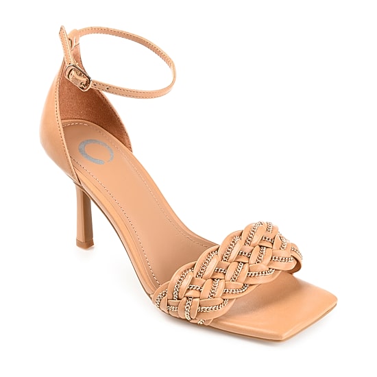 Journee Collection Mabella Womens Round Open Toe Stiletto Heel Pumps