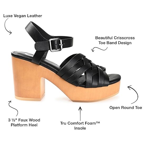 Journee Collection Womens Addisyn Heeled Sandals