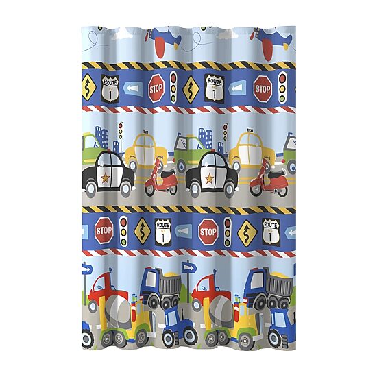 CHF Trains And Trucks Shower Curtain