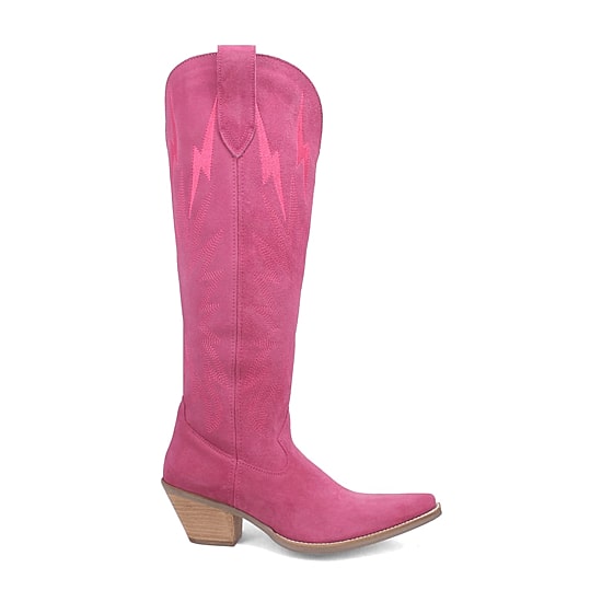 Dingo Womens Thunder Road Stacked Heel Cowboy Boots
