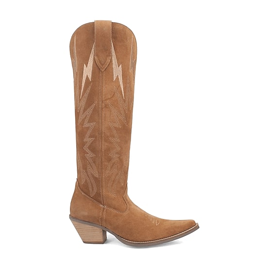 Dingo Womens Thunder Road Stacked Heel Cowboy Boots