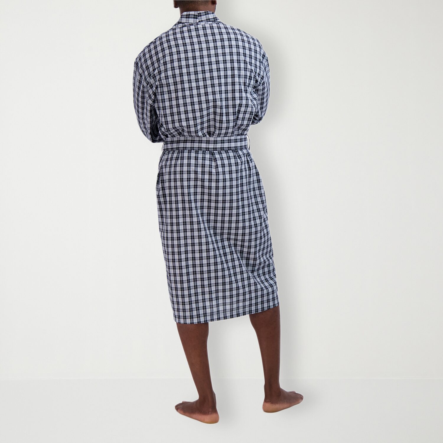 Hanes Mens Mid Length Long Sleeve Robe
