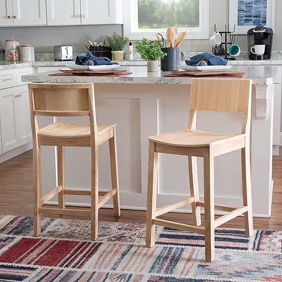 Linon Kearney 2-pc. Counter Height Bar Stool