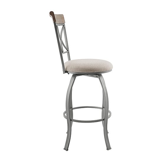 Linon Thornridge Swivel Bar Stool