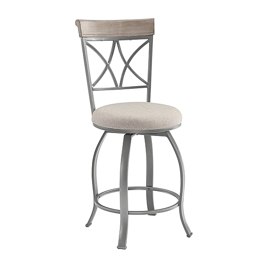 Linon Thornridge Counter Height Swivel Bar Stool